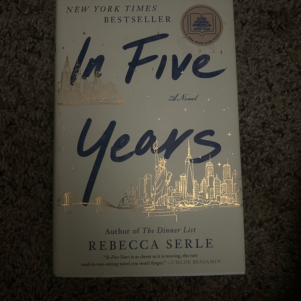 In Five Years Hardcover Book